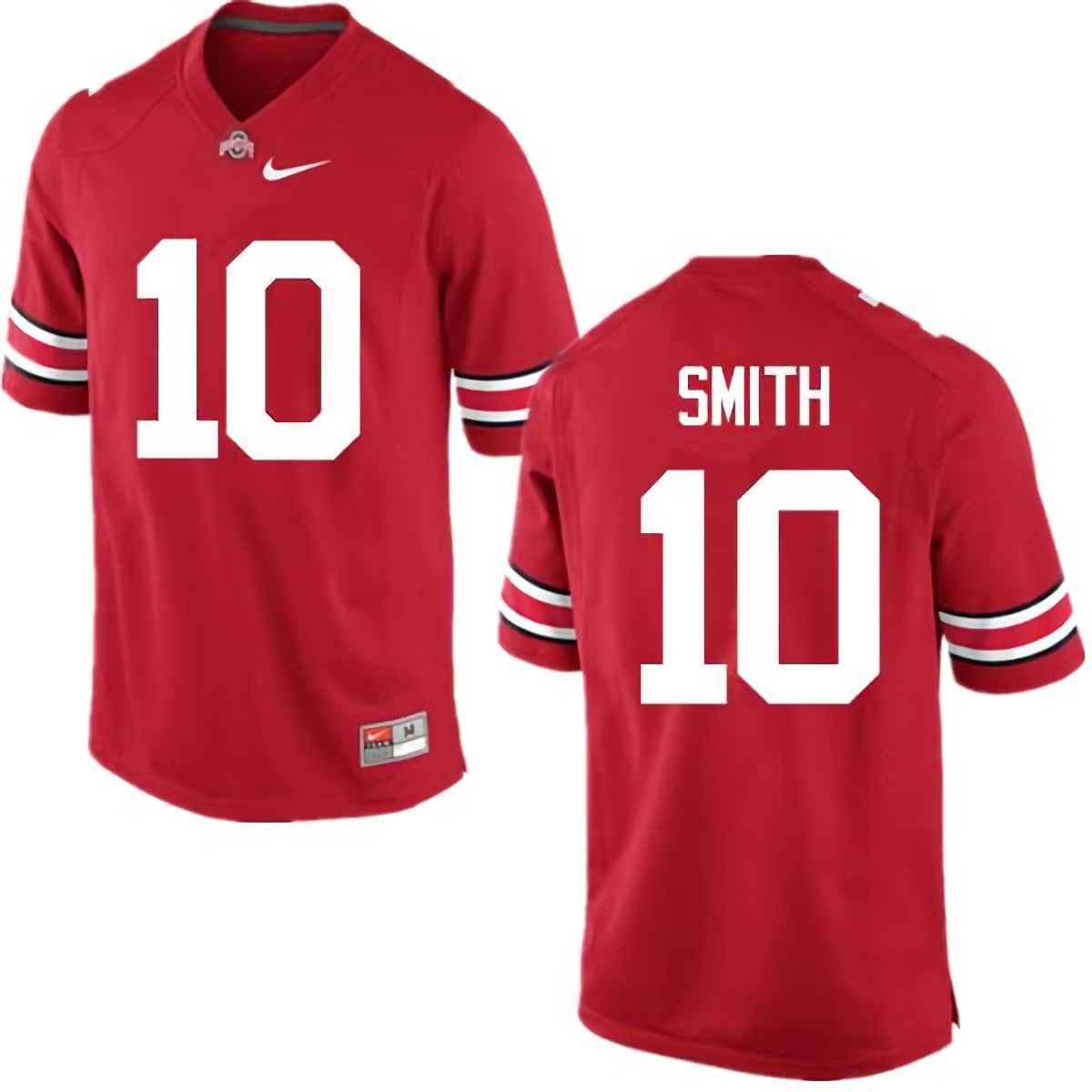 Troy Smith Ohio State Buckeyes Men's NCAA #10 Nike Red College Stitched Football Jersey RNX1256TQ